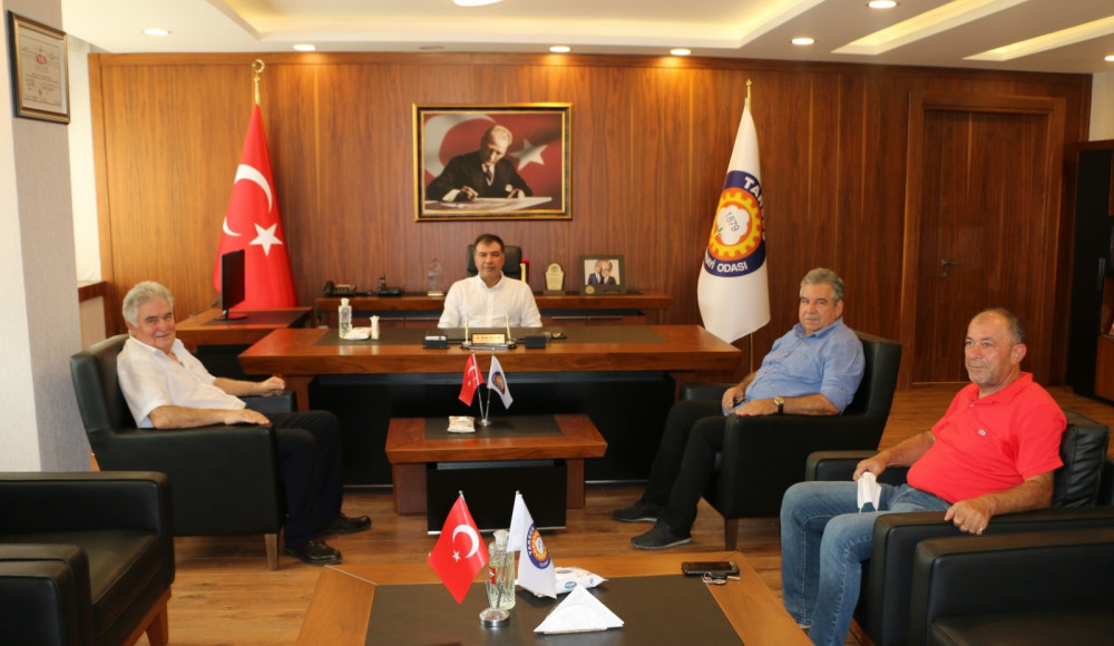 Ofluoğlu ve Karagözlü den Tarsus TSO ya ziyaret
